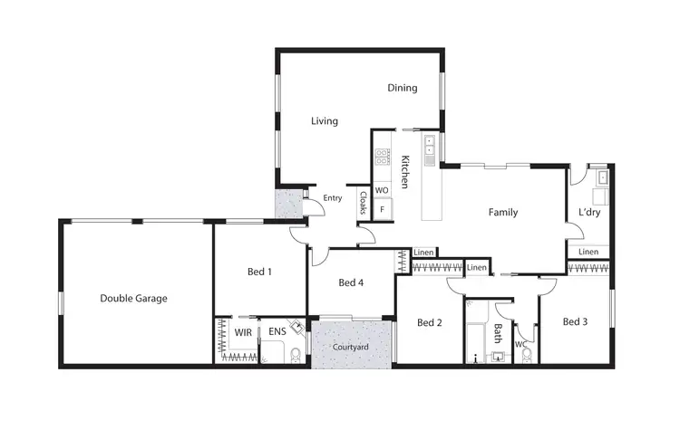 Floorplan of Homely house listing, 3 Rosson Place, Isaacs ACT 2607