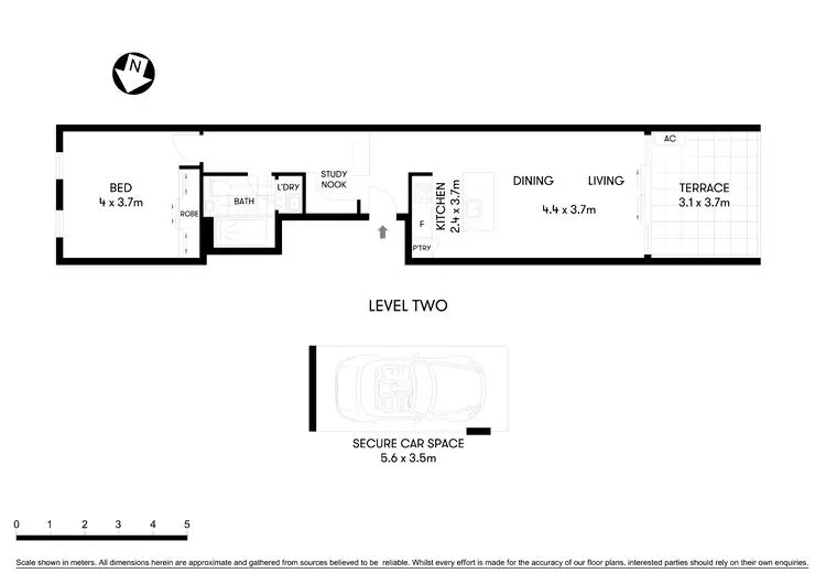 Floorplan of Homely apartment listing, 34/62-72 Botany Road, Alexandria NSW 2015