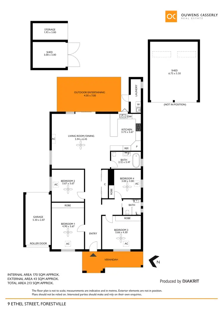 Floorplan of Homely house listing, 9 Ethel Street, Forestville SA 5035