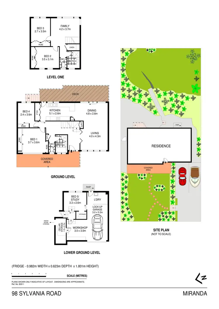 Floorplan of Homely house listing, 98 Sylvania Road, Miranda NSW 2228