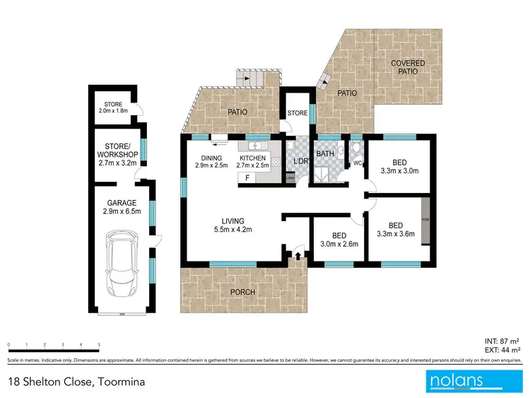 Floorplan of Homely house listing, 18 Shelton Close, Toormina NSW 2452