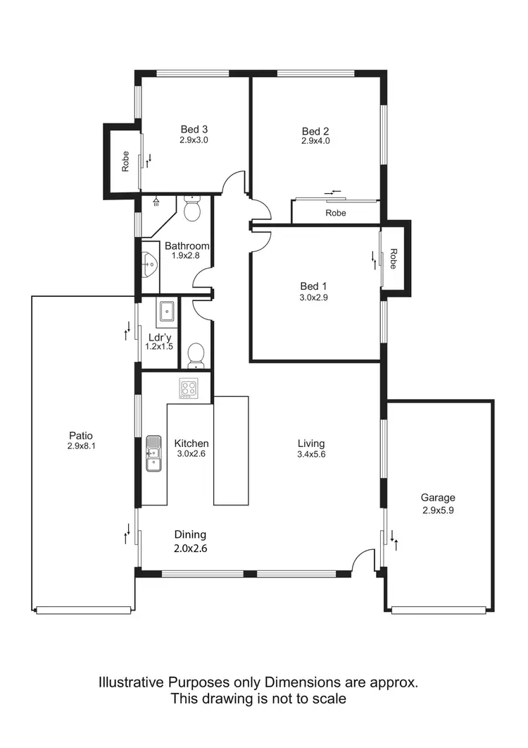 Floorplan of Homely house listing, 8 Cronin Close, Gordonvale QLD 4865