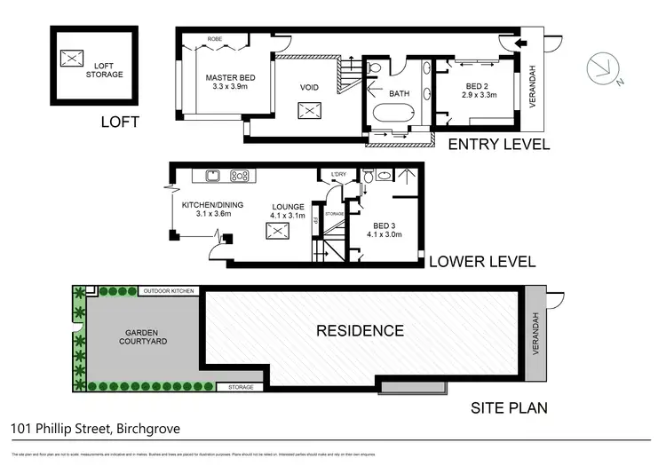 Floorplan of Homely house listing, 101 Phillip Street, Birchgrove NSW 2041