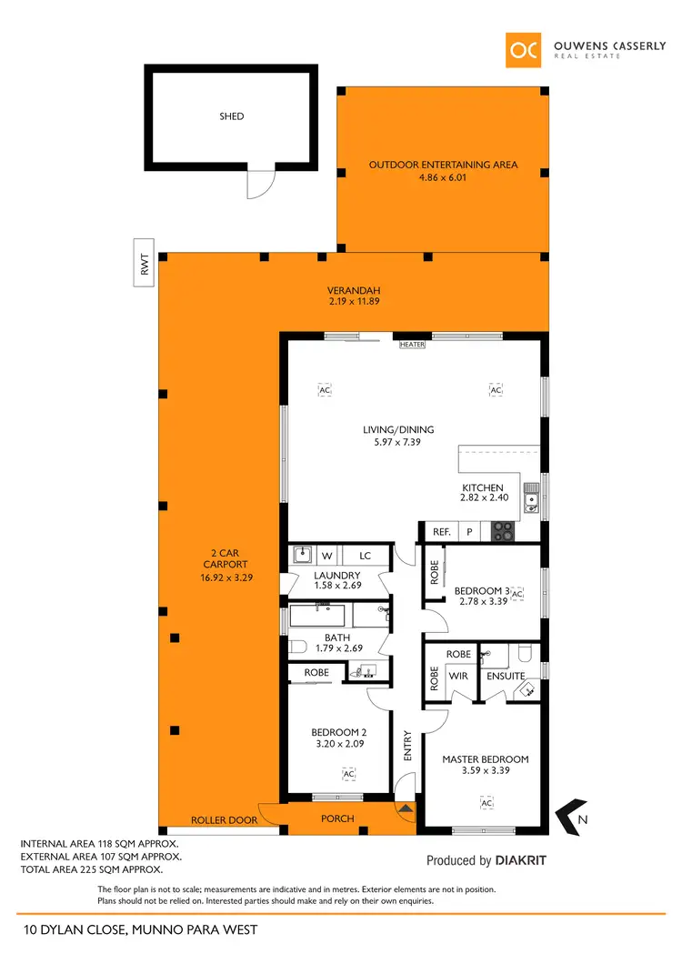 Floorplan of Homely house listing, 10 Dylan Close, Munno Para West SA 5115