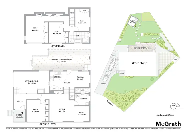 Floorplan of Homely house listing, 7 The Grove, Belrose NSW 2085
