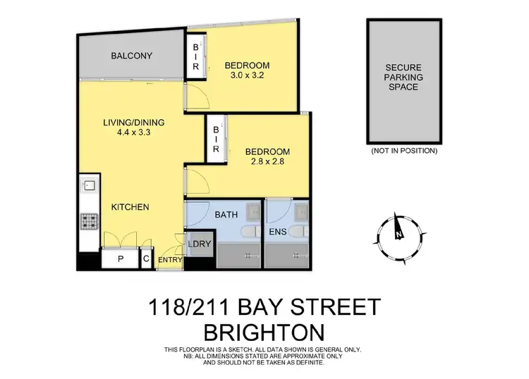Floorplan of Homely apartment listing, 118/211 Bay Street, Brighton VIC 3186