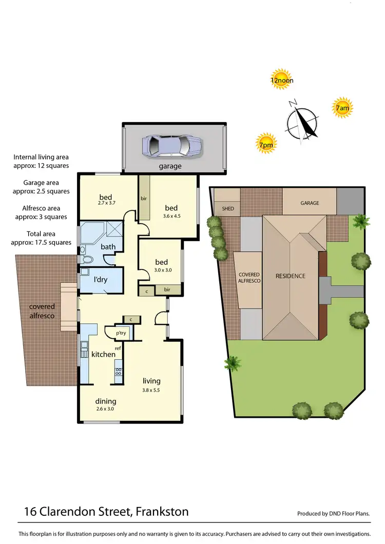 Floorplan of Homely house listing, 16 Clarendon Street, Frankston VIC 3199