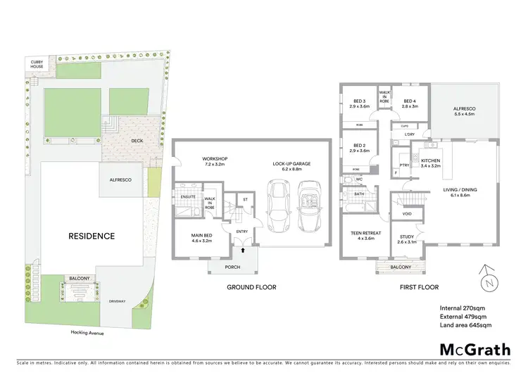 Floorplan of Homely house listing, 53 Hocking Avenue, Mount Clear VIC 3350