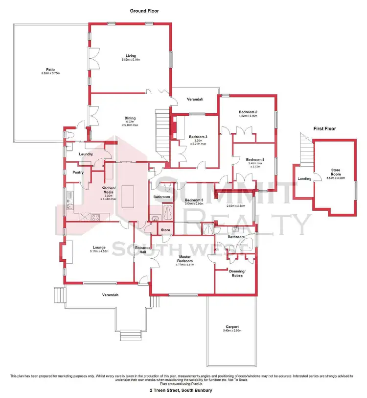 Floorplan of Homely house listing, 2 Treen Street, South Bunbury WA 6230