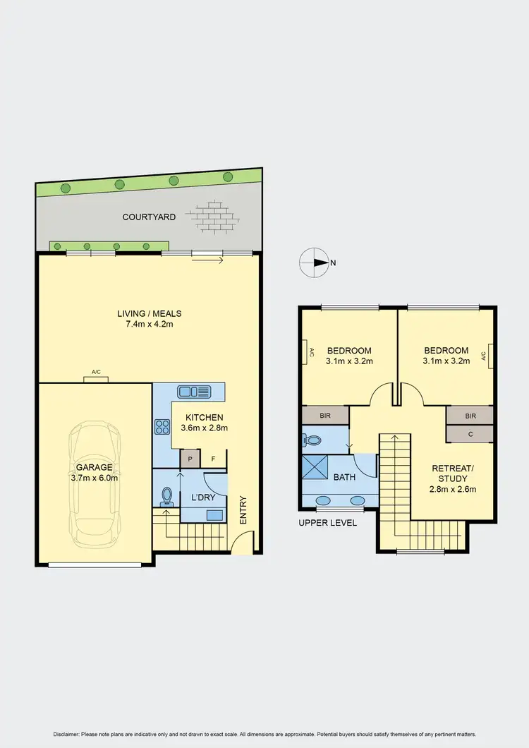 Floorplan of Homely townhouse listing, 6/24 Laurence Avenue, Airport West VIC 3042