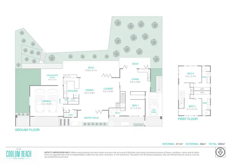 Floorplan of Homely house listing, 103/2 Richmond Close, Coolum Beach QLD 4573