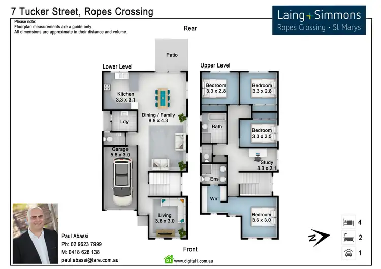 Floorplan of Homely house listing, 7 Tucker Street, Ropes Crossing NSW 2760