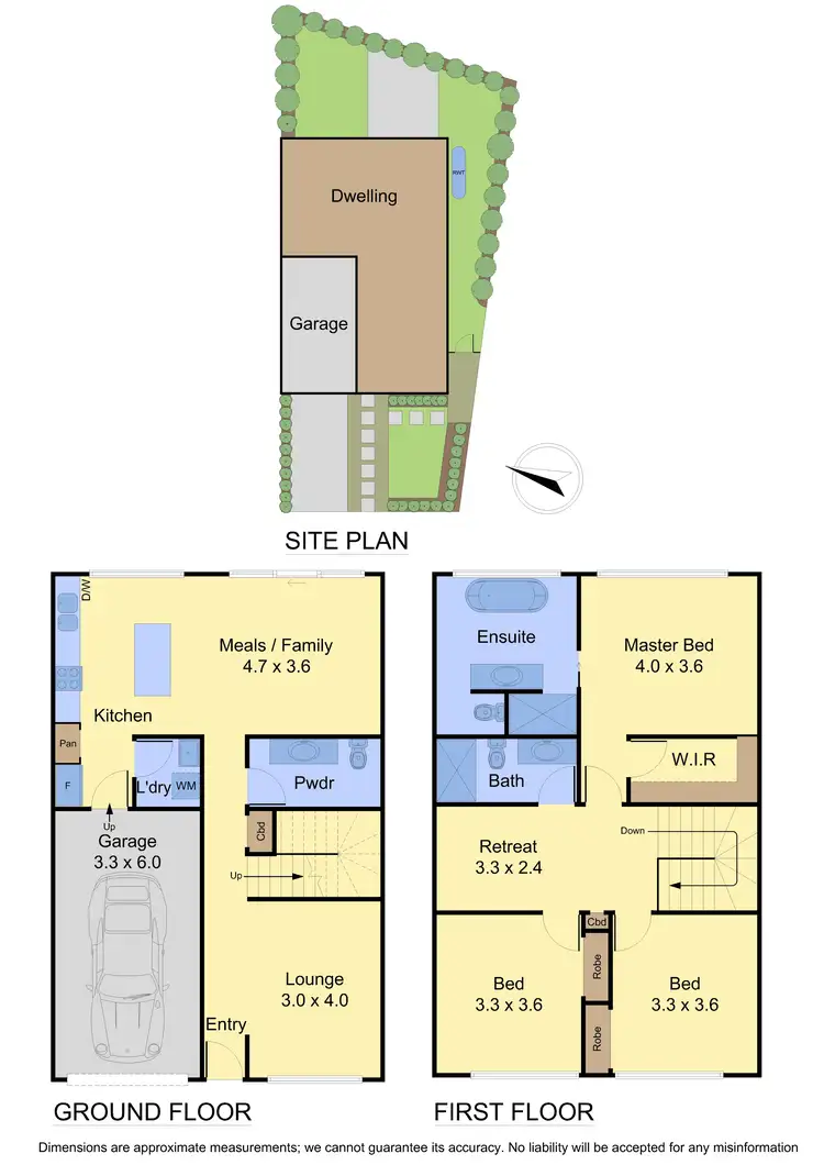 Floorplan of Homely townhouse listing, 19 Manchester Crescent, Bundoora VIC 3083