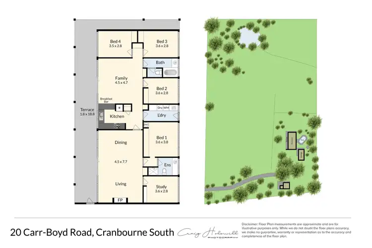 Floorplan of Homely rural property listing, 20 Carr Boyd Road, Cranbourne South VIC 3977
