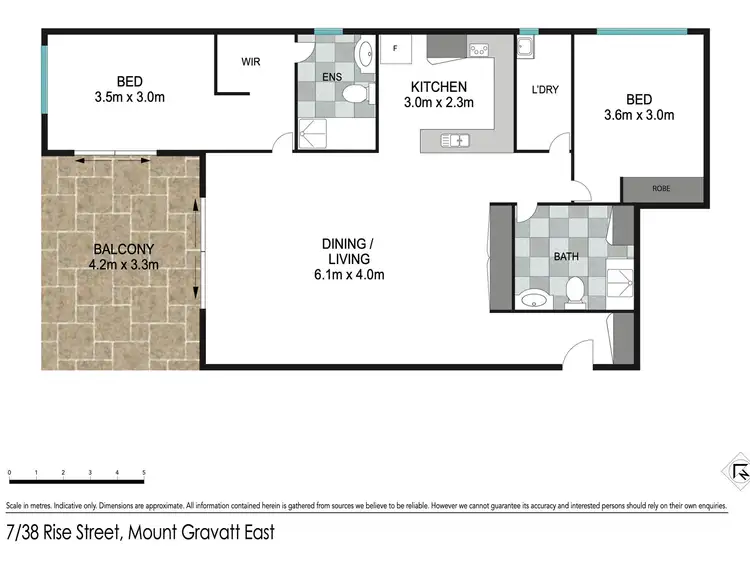 Floorplan of Homely apartment listing, 7/38 Rise Street, Mount Gravatt East QLD 4122