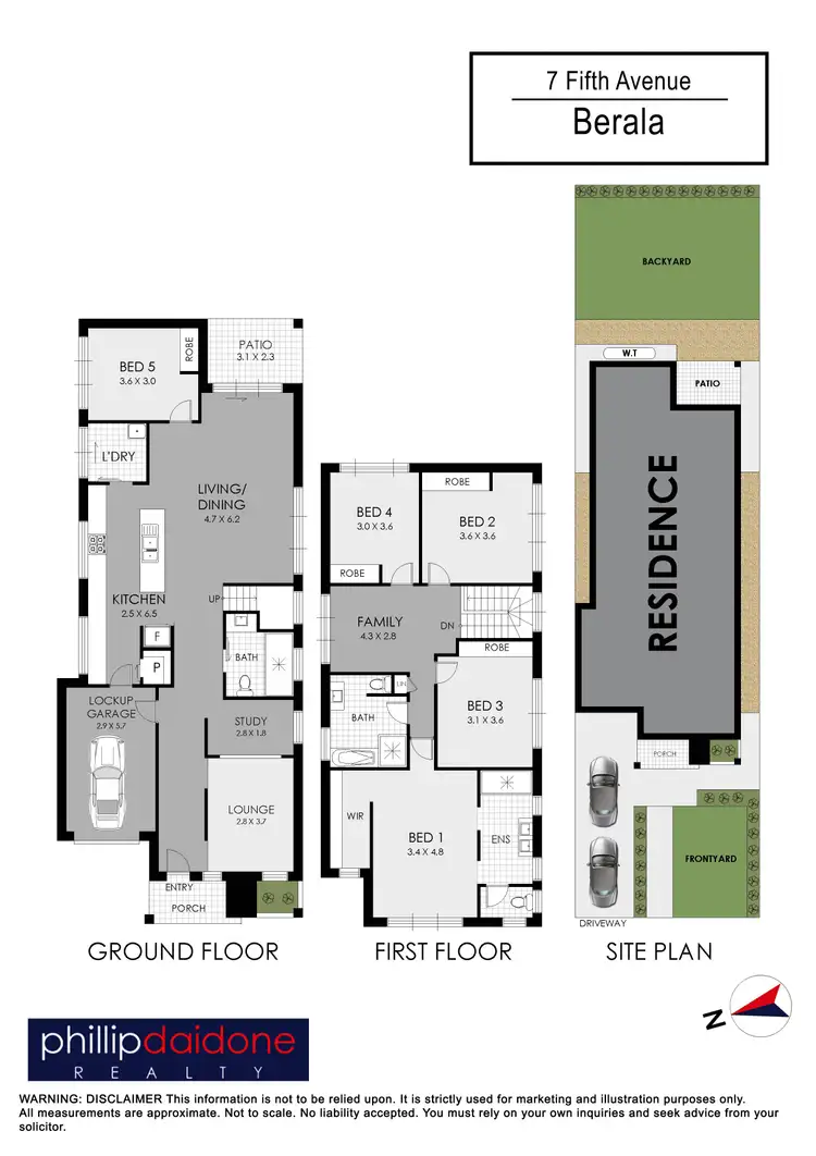 Floorplan of Homely house listing, 7 Fifth Avenue, Berala NSW 2141