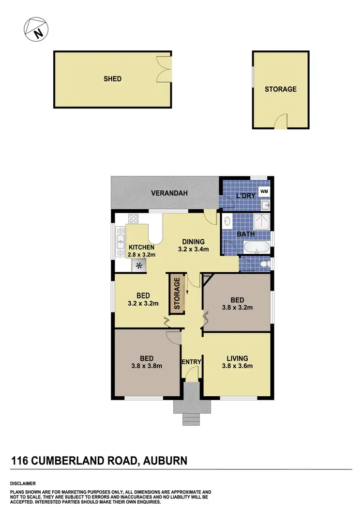 Floorplan of Homely house listing, 116 Cumberland Road, Auburn NSW 2144