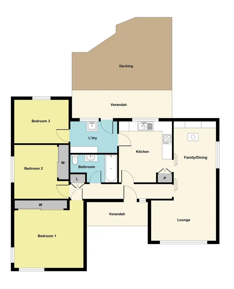Floorplan of Homely house listing, 4 Moonlight Street, Stawell VIC 3380