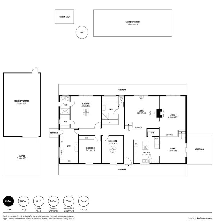 Floorplan of Homely house listing, 2 Heather Road, Stirling SA 5152