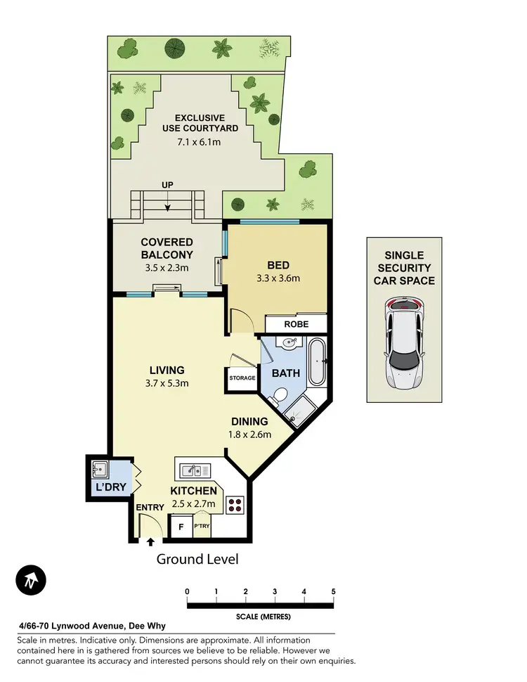 Floorplan of Homely apartment listing, 4/66-70 Lynwood Avenue, Dee Why NSW 2099