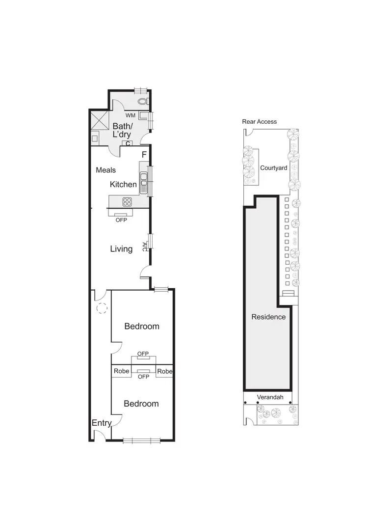 Floorplan of Homely house listing, 79 Barnett Street, Kensington VIC 3031