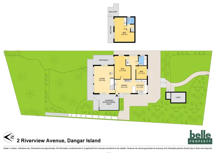 Floorplan of Homely house listing, 2 Riverview Avenue, Dangar Island NSW 2083