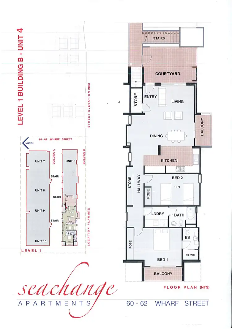 Floorplan of Homely unit listing, 4/60 Wharf Street, Tuncurry NSW 2428