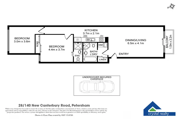 Floorplan of Homely apartment listing, 28/140-150 New Canterbury Road, Petersham NSW 2049