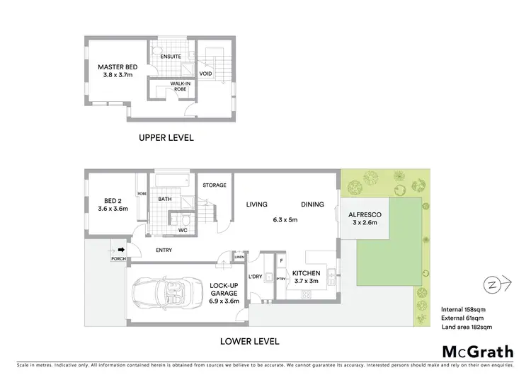 Floorplan of Homely townhouse listing, 2/45 Sladen Street, Hamlyn Heights VIC 3215
