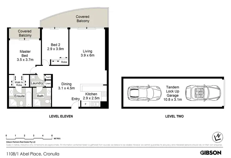 Floorplan of Homely apartment listing, 1108/1 Abel Place, Cronulla NSW 2230