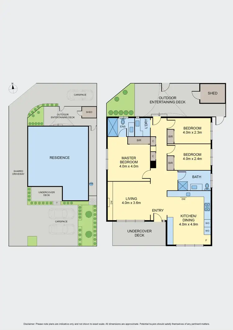 Floorplan of Homely unit listing, 1/4 Seacombe Street, Fawkner VIC 3060