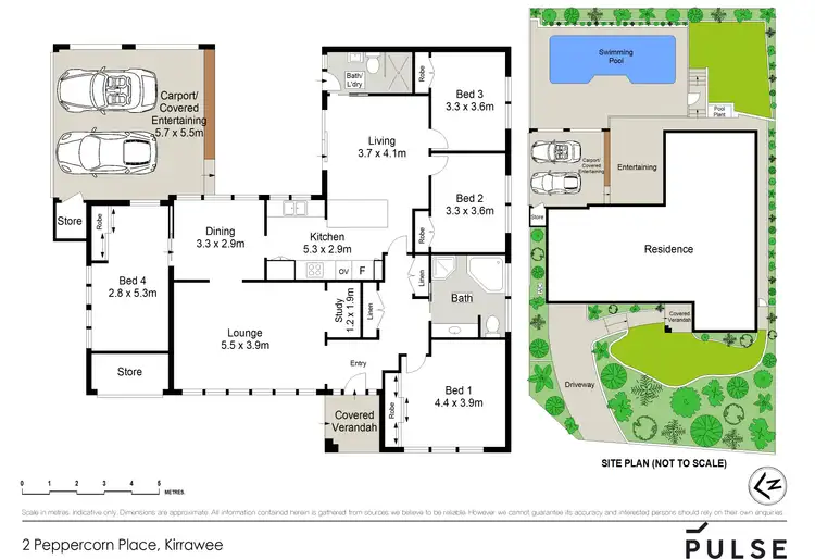Floorplan of Homely house listing, 2 Peppercorn Place, Kirrawee NSW 2232