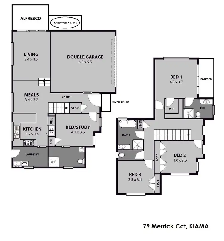 Floorplan of Homely house listing, 79 Merrick Circuit, Kiama NSW 2533