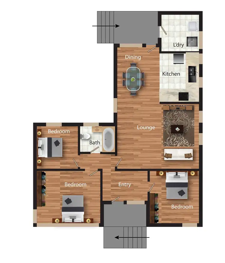 Floorplan of Homely house listing, 40 Boronia Crescent, Karabar NSW 2620