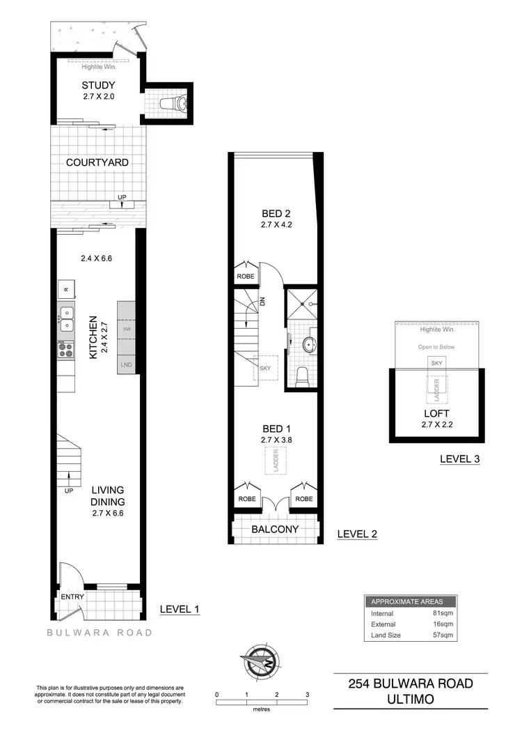 Floorplan of Homely terrace listing, 254 Bulwara Road, Ultimo NSW 2007