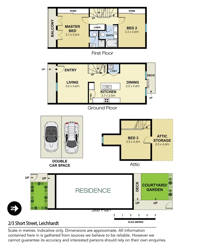 Floorplan of Homely townhouse listing, 2/2-6 Derbyshire Street, Leichhardt NSW 2040