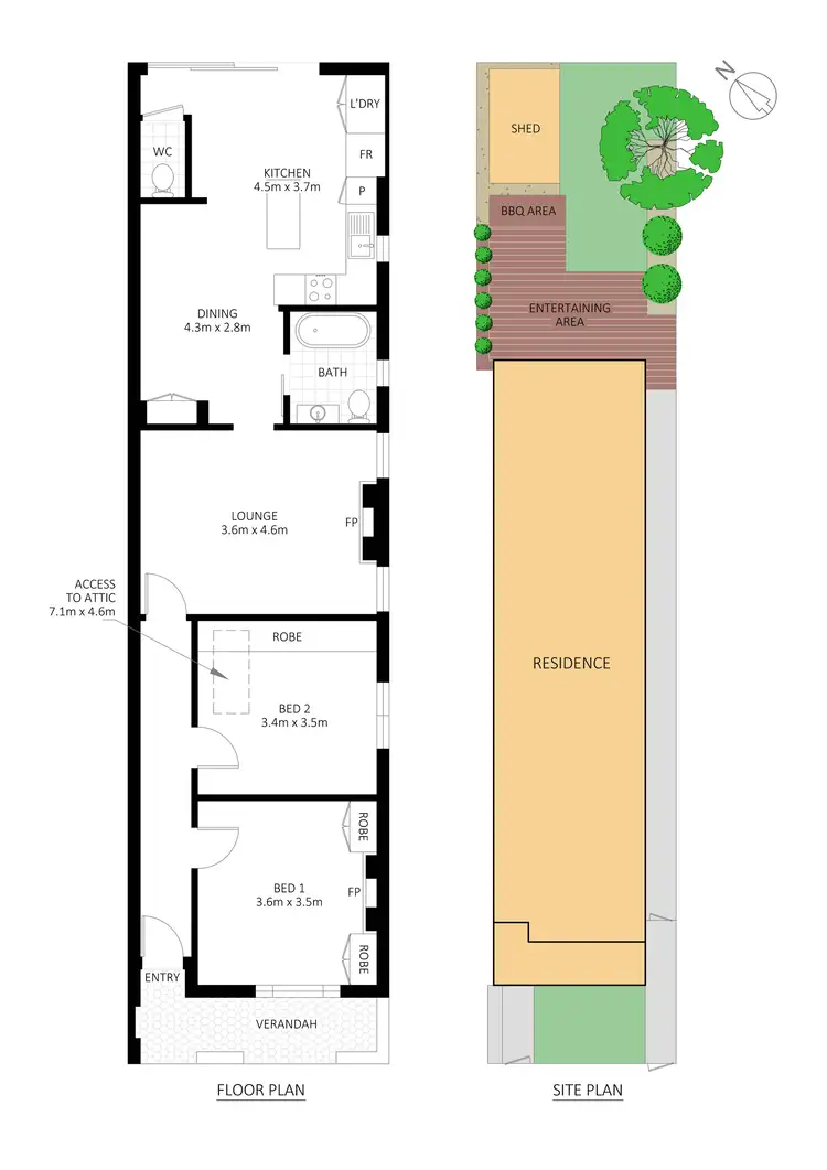 Floorplan of Homely house listing, 39 Hart Street, Tempe NSW 2044