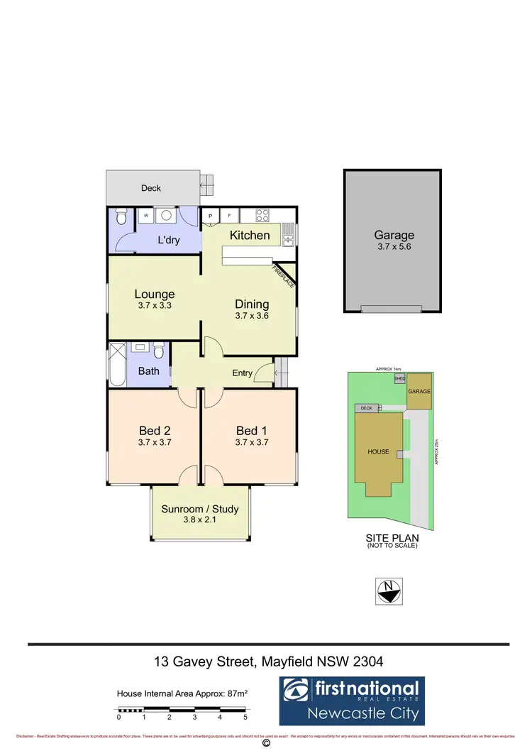 Floorplan of Homely house listing, 13 Gavey Street, Mayfield NSW 2304