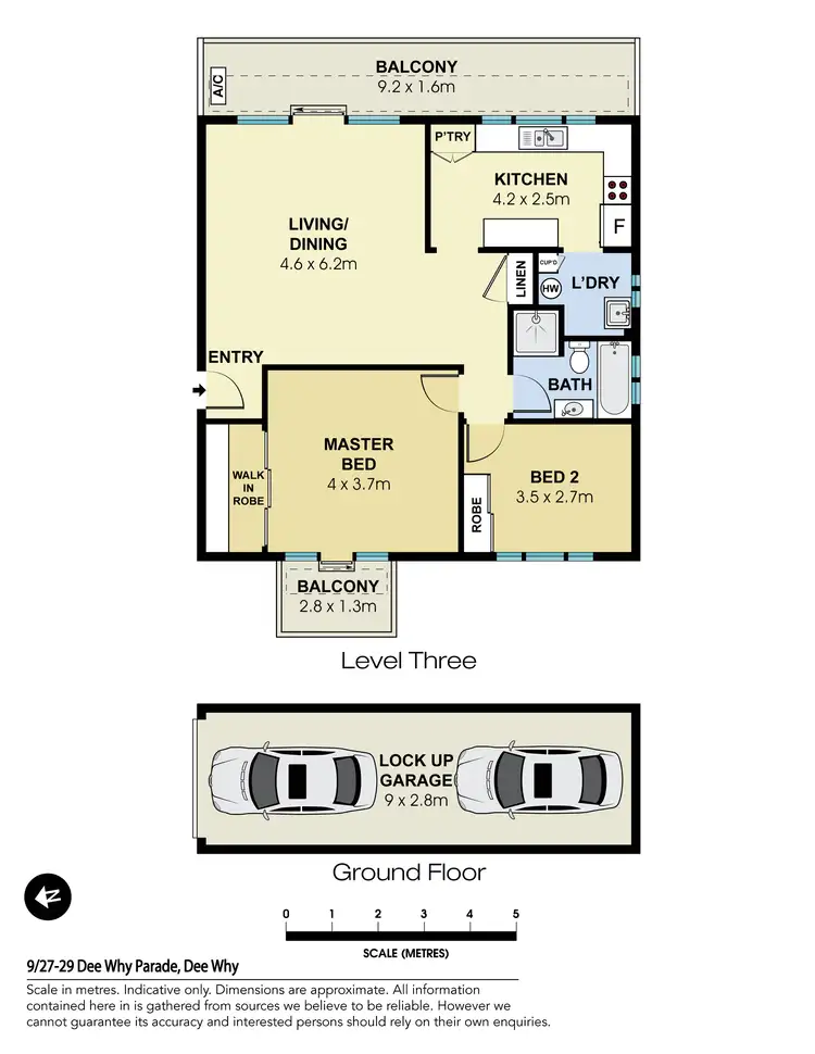 Floorplan of Homely apartment listing, 9/27-29 Dee Why Parade, Dee Why NSW 2099
