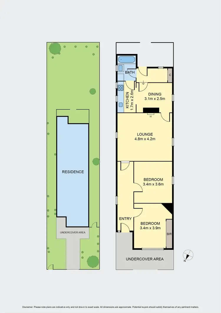 Floorplan of Homely house listing, 129 Roseberry Street, Ascot Vale VIC 3032