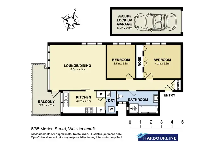 Floorplan of Homely apartment listing, 8/35 Morton Street, Wollstonecraft NSW 2065