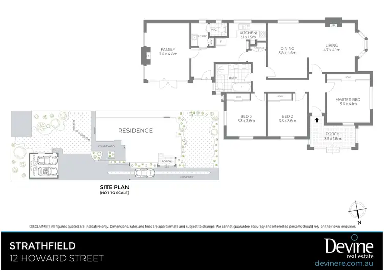Floorplan of Homely house listing, 12 Howard Street, Strathfield NSW 2135
