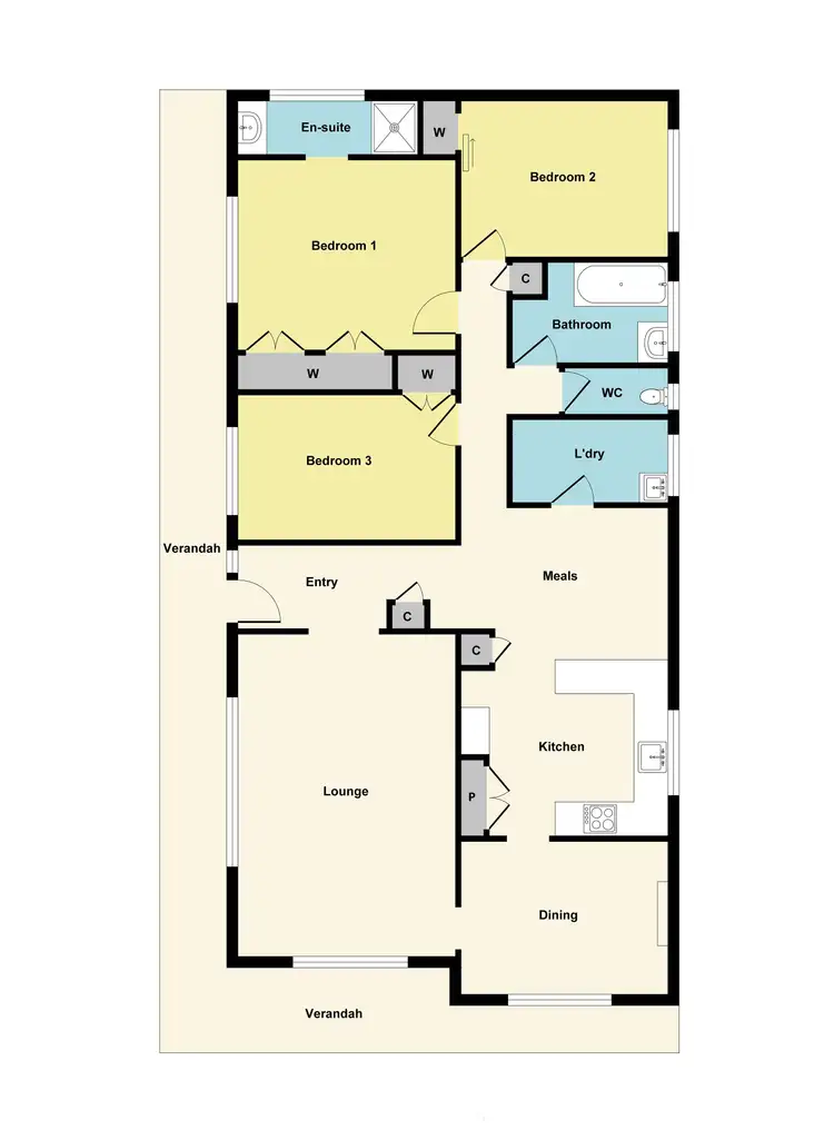 Floorplan of Homely house listing, 29 Grana Drive, Delacombe VIC 3356