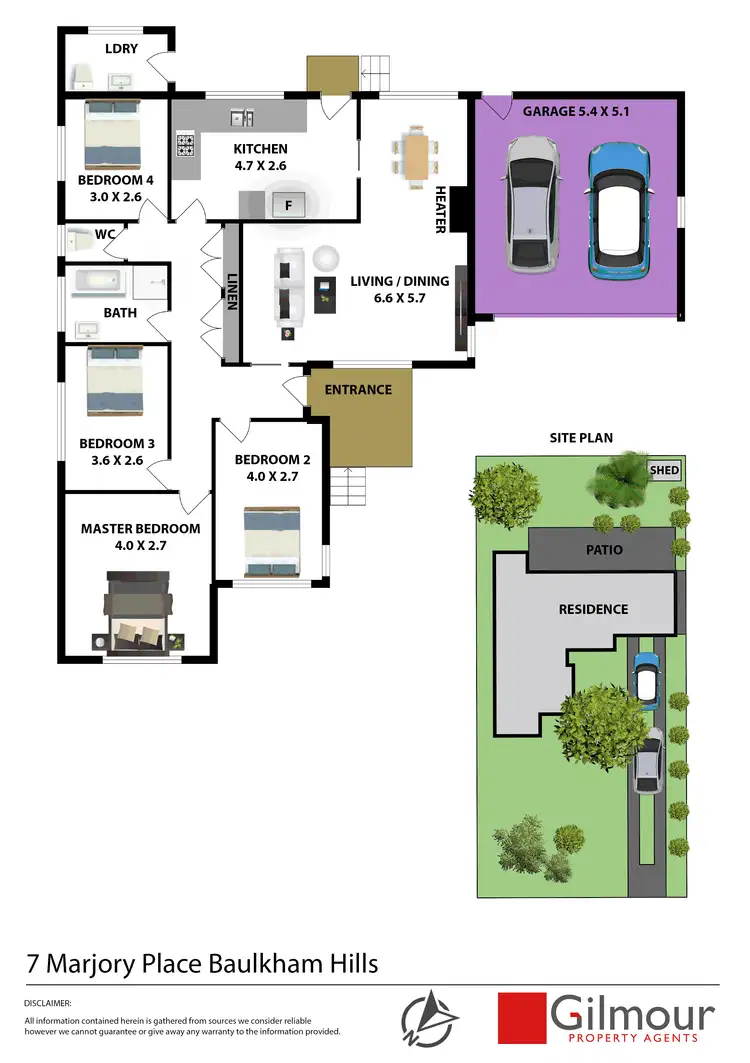 Floorplan of Homely house listing, 7 Marjory Place, Baulkham Hills NSW 2153