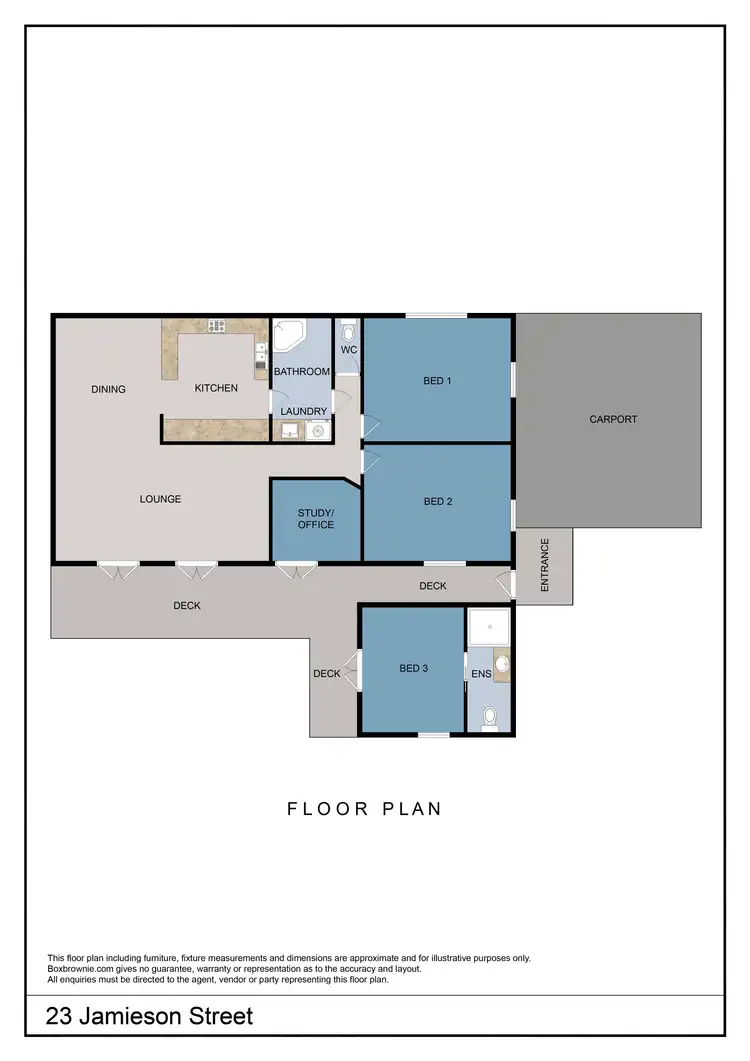 Floorplan of Homely house listing, 23 Jamieson Street, Trinity Beach QLD 4879