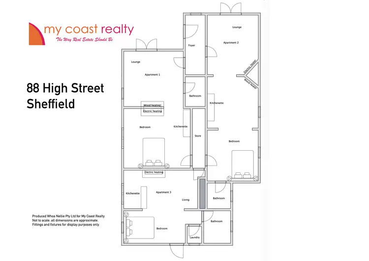 Floorplan of Homely house listing, 88 High Street, Sheffield TAS 7306