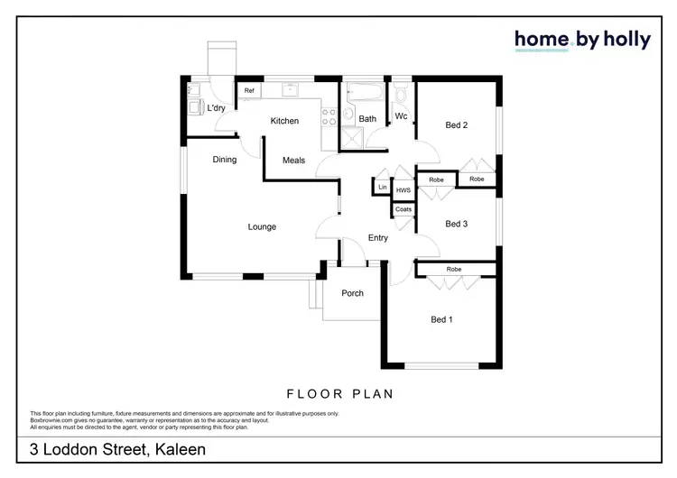 Floorplan of Homely land listing, 3 Loddon Street, Kaleen ACT 2617