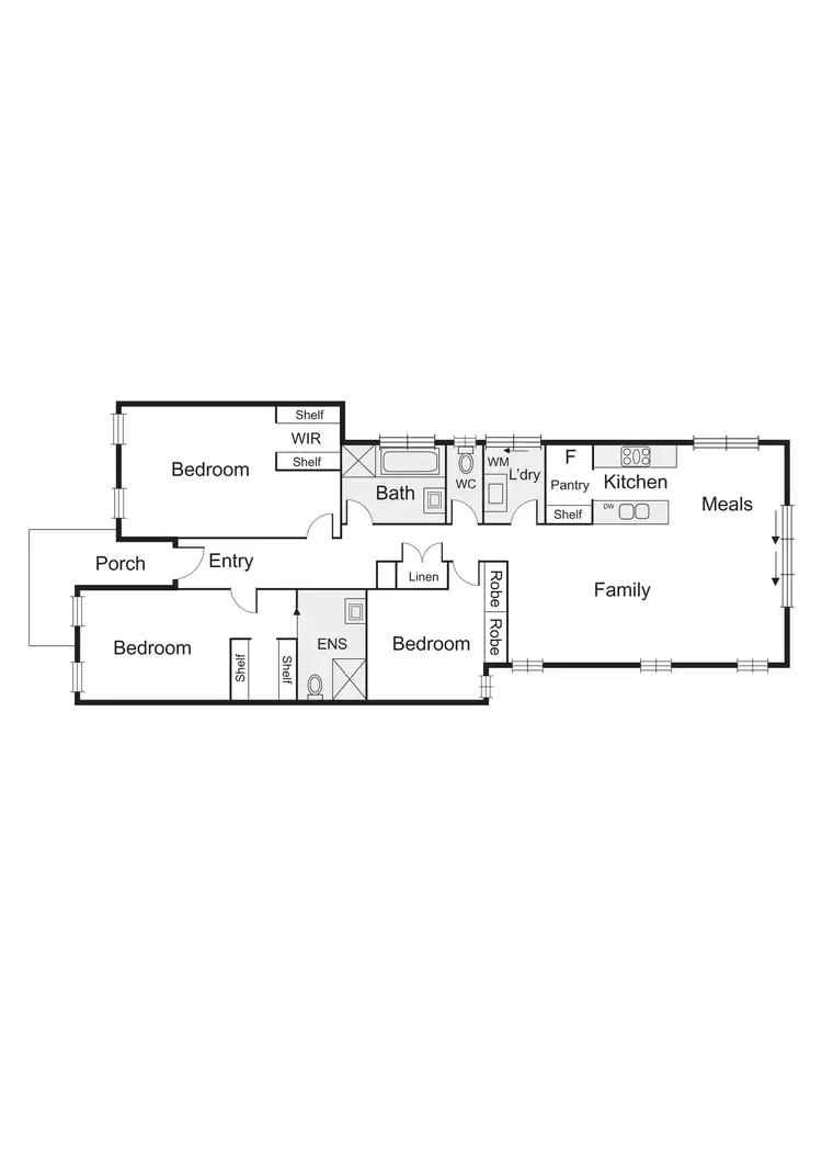 Floorplan of Homely house listing, 10 Huntley Street, Brighton VIC 3186