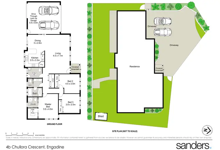 Floorplan of Homely house listing, 4B Chullora Crescent, Engadine NSW 2233