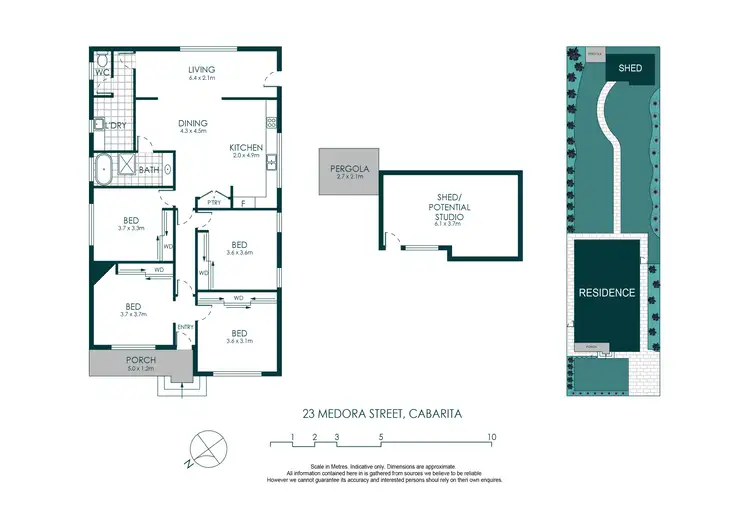 Floorplan of Homely house listing, 23 Medora Street, Cabarita NSW 2137